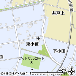 愛知県豊田市越戸町東小笹218周辺の地図