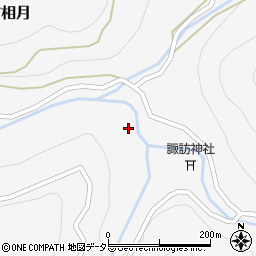 静岡県浜松市天竜区佐久間町相月275周辺の地図