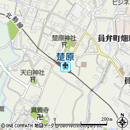 楚原駅周辺の地図