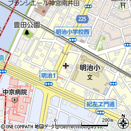 ダスキン　内田橋支店周辺の地図
