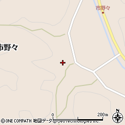 兵庫県丹波篠山市市野々285周辺の地図