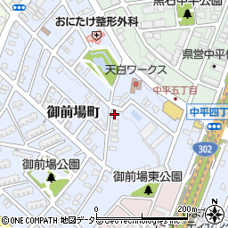愛知県名古屋市天白区御前場町109-1周辺の地図