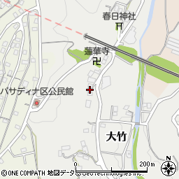 静岡県田方郡函南町大竹73-1周辺の地図