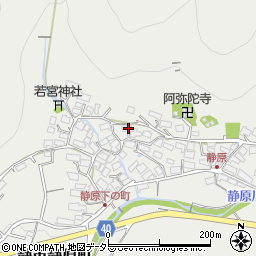 京都府京都市左京区静市静原町186周辺の地図