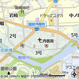 京都府南丹市園部町河原町４号周辺の地図