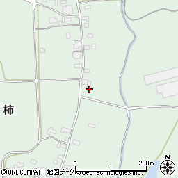 岡山県勝田郡奈義町柿1185-5周辺の地図