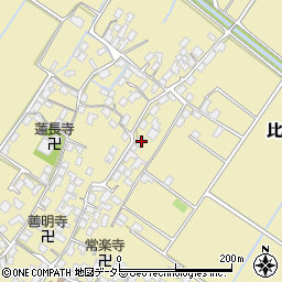 滋賀県野洲市比留田995-1周辺の地図
