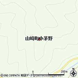 兵庫県宍粟市山崎町小茅野周辺の地図
