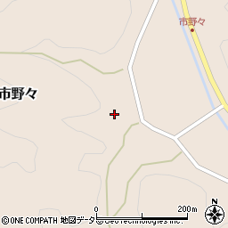 兵庫県丹波篠山市市野々284周辺の地図