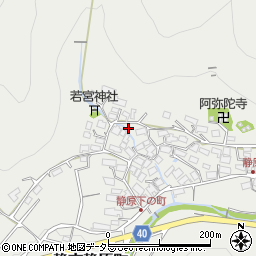 京都府京都市左京区静市静原町180周辺の地図
