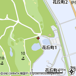 愛知県豊田市花丘町周辺の地図