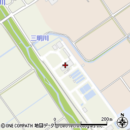 滋賀県企業庁馬渕浄水場周辺の地図