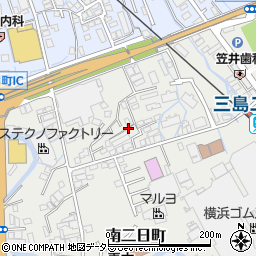 静岡県三島市南二日町26周辺の地図