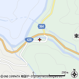 愛知県豊田市東大見町（市渡出）周辺の地図