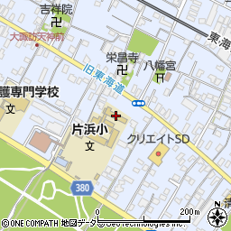 沼津市立片浜小学校周辺の地図