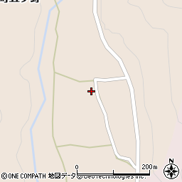 兵庫県丹波市山南町五ケ野55周辺の地図