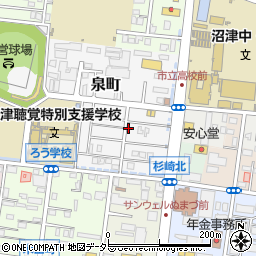 桐陽高等学校　総合グランド周辺の地図