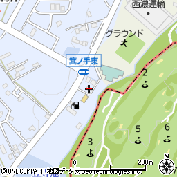愛知県日進市赤池町箕ノ手100-1周辺の地図