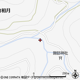 静岡県浜松市天竜区佐久間町相月276周辺の地図