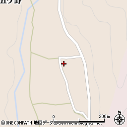 兵庫県丹波市山南町五ケ野97-2周辺の地図