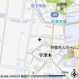 愛知県豊田市花本町宇津木175周辺の地図