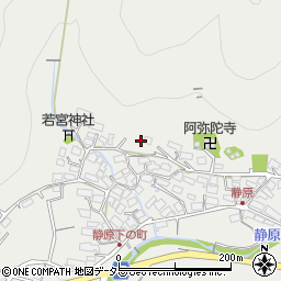 京都府京都市左京区静市静原町245周辺の地図