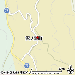 愛知県豊田市沢ノ堂町周辺の地図