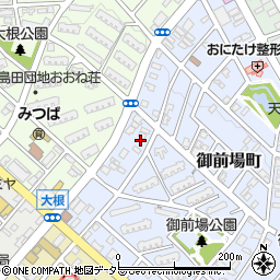 愛知県名古屋市天白区御前場町22周辺の地図