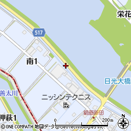 愛知県海部郡蟹江町鍋蓋新田ホノ割周辺の地図