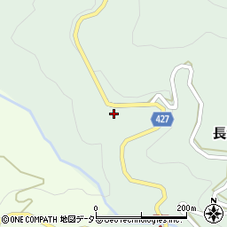 愛知県設楽町（北設楽郡）長江（高柿）周辺の地図