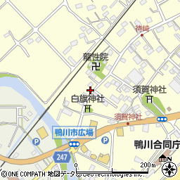 千葉県鴨川市広場876周辺の地図