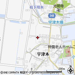 愛知県豊田市花本町宇津木175-3周辺の地図