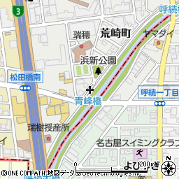 愛知県名古屋市瑞穂区荒崎町11周辺の地図