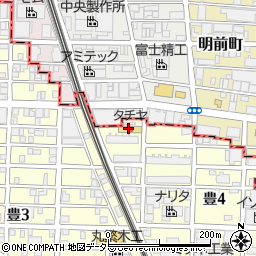 タチヤ堀田店周辺の地図