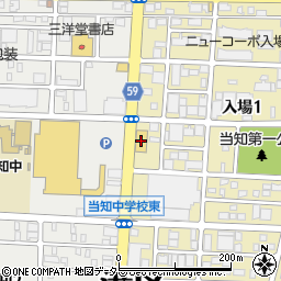 ドラッグスギヤマ　入場店周辺の地図