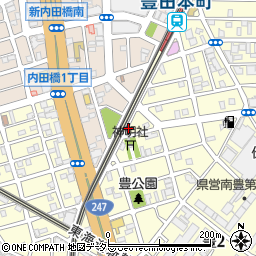 名鉄協商豊田本町駅南駐車場周辺の地図