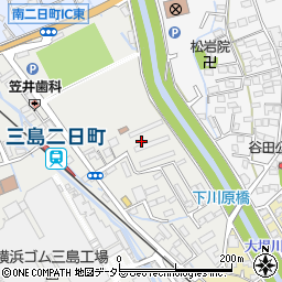 静岡県三島市南二日町21周辺の地図