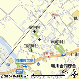 千葉県鴨川市広場808周辺の地図