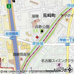 愛知県名古屋市瑞穂区荒崎町11-9周辺の地図