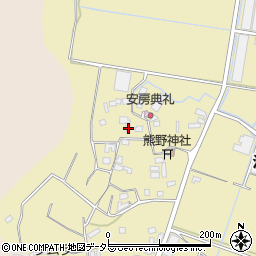 千葉県鴨川市滑谷587-1周辺の地図