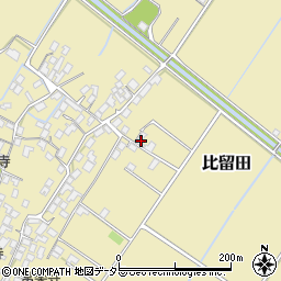滋賀県野洲市比留田570周辺の地図