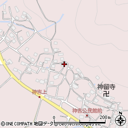 京都府南丹市八木町神吉西ノ庄周辺の地図