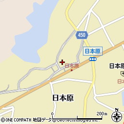 岡山県津山市日本原172周辺の地図