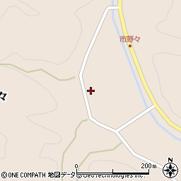 兵庫県丹波篠山市市野々268周辺の地図