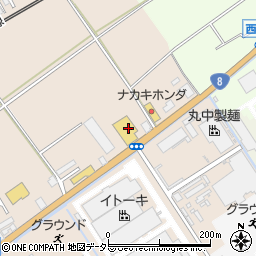 滋賀ダイハツ販売Ｕ－Ｃａｒハッピー八幡店周辺の地図