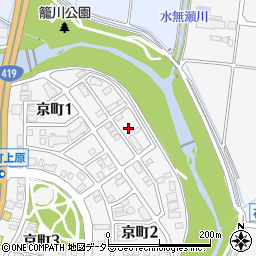 愛知県豊田市京町1丁目107周辺の地図