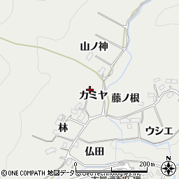 愛知県豊田市東大島町カミヤ周辺の地図