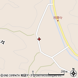 兵庫県丹波篠山市市野々269-1周辺の地図