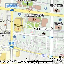 近畿農政局東近江地域センター食糧事務所周辺の地図