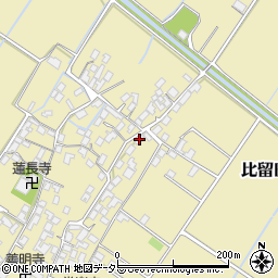 滋賀県野洲市比留田1003周辺の地図
